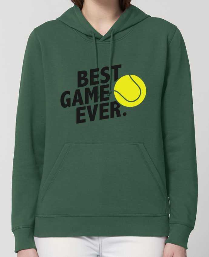 Sweat-Shirt Capuche Essentiel Unisexe Drummer BEST GAME EVER Tennis Par tunetoo