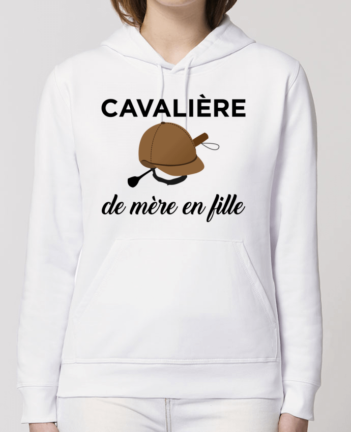 Sweat-Shirt Capuche Essentiel Unisexe Drummer Cavalière de mère en fille Par tunetoo