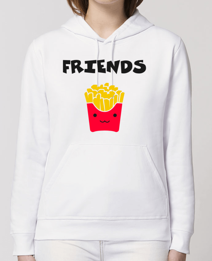 Sweat-Shirt Capuche Essentiel Unisexe Drummer BEST FRIENDS FRIES Par tunetoo