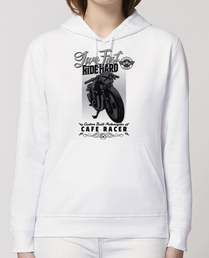 Sweat-Shirt Capuche Essentiel Unisexe Drummer Ride hard moto design Par Original t-shirt