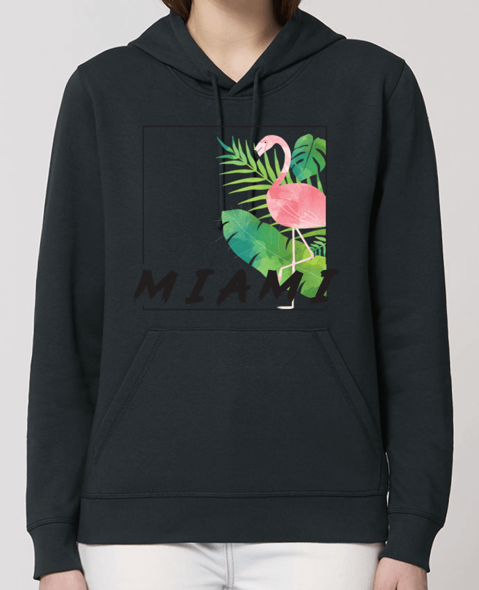 Sweat-Shirt Capuche Essentiel Unisexe Drummer Miami Par KOIOS design