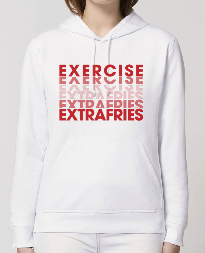 Sweat-Shirt Capuche Essentiel Unisexe Drummer Extra Fries Cheat Meal Par tunetoo