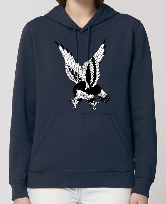 Sweat-Shirt Capuche Essentiel Unisexe Drummer Eagle Art Par Nick cocozza