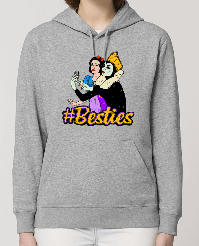 Sweat-Shirt Capuche Essentiel Unisexe Drummer Besties Snow White Par Nick cocozza