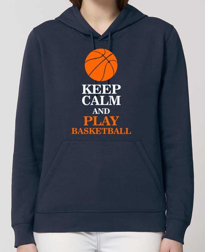 Sweat-Shirt Capuche Essentiel Unisexe Drummer Keep calm and play basketball Par Original t-shirt