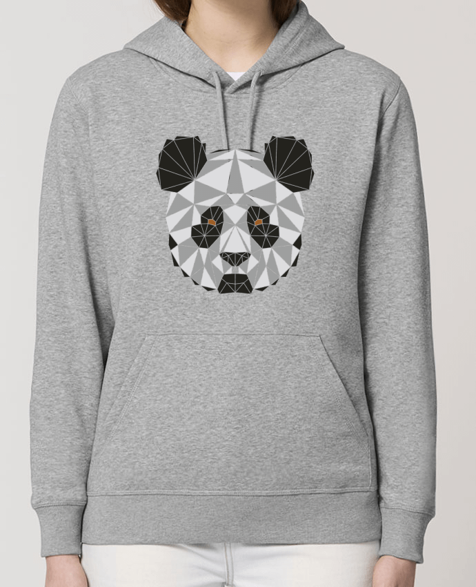 Sweat-Shirt Capuche Essentiel Unisexe Drummer Panda géométrique Par /wait-design