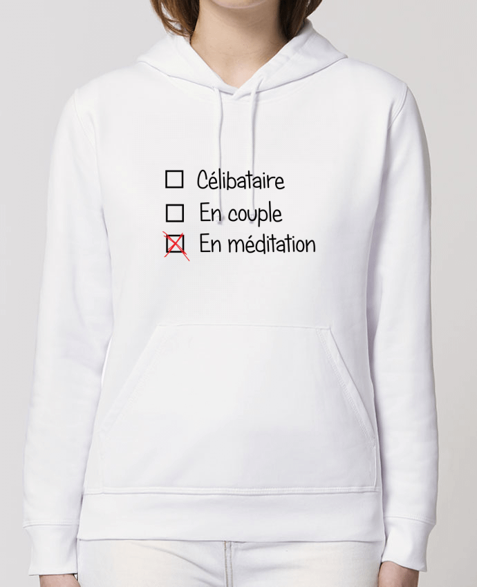 Sweat-Shirt Capuche Essentiel Unisexe Drummer Yoga - En méditation Par tunetoo