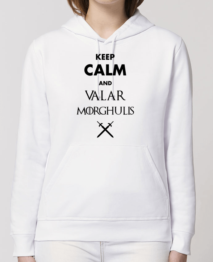 Sweat-Shirt Capuche Essentiel Unisexe Drummer Keep calm and Valar Morghulis Par tunetoo
