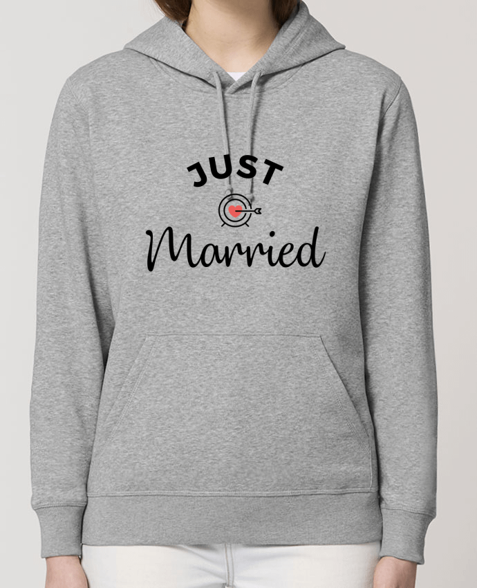 Sweat-Shirt Capuche Essentiel Unisexe Drummer Just Married Par Nana