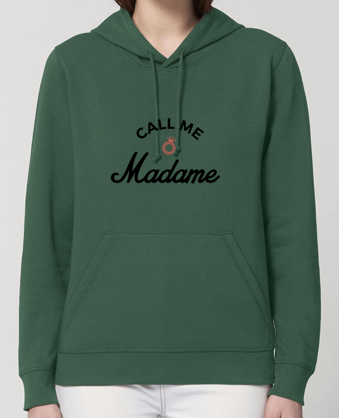 Sweat-Shirt Capuche Essentiel Unisexe Drummer Call me Madame Par Nana