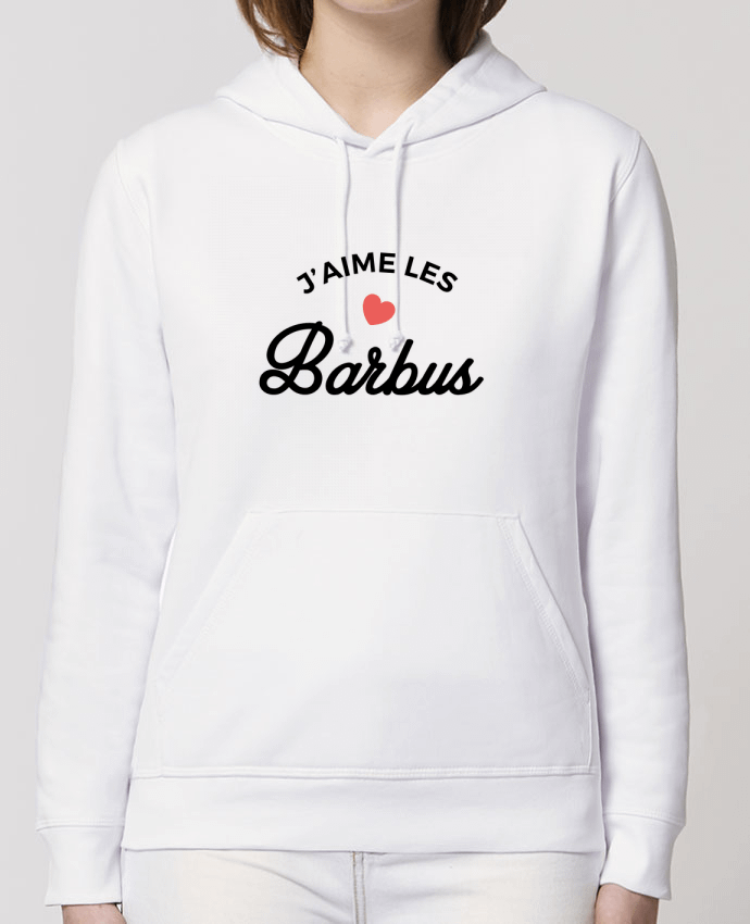 Sweat-Shirt Capuche Essentiel Unisexe Drummer J'aime les barbus Par Nana