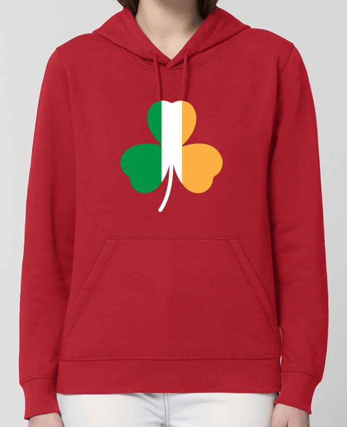 Sweat-Shirt Capuche Essentiel Unisexe Drummer Shamrock Irish flag Par tunetoo