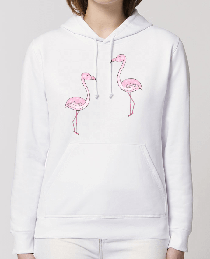 Hoodie Flamant Rose Dessin Par K-créatif