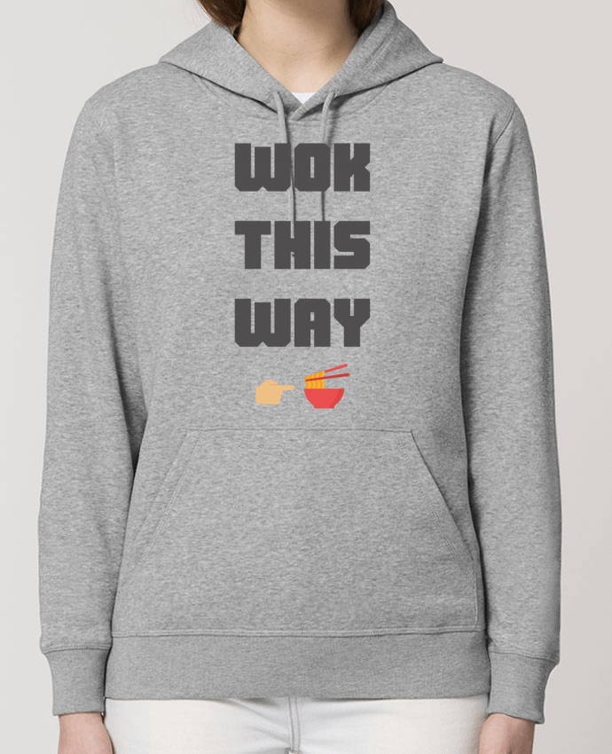 Sweat-Shirt Capuche Essentiel Unisexe Drummer Wok this way Par tunetoo