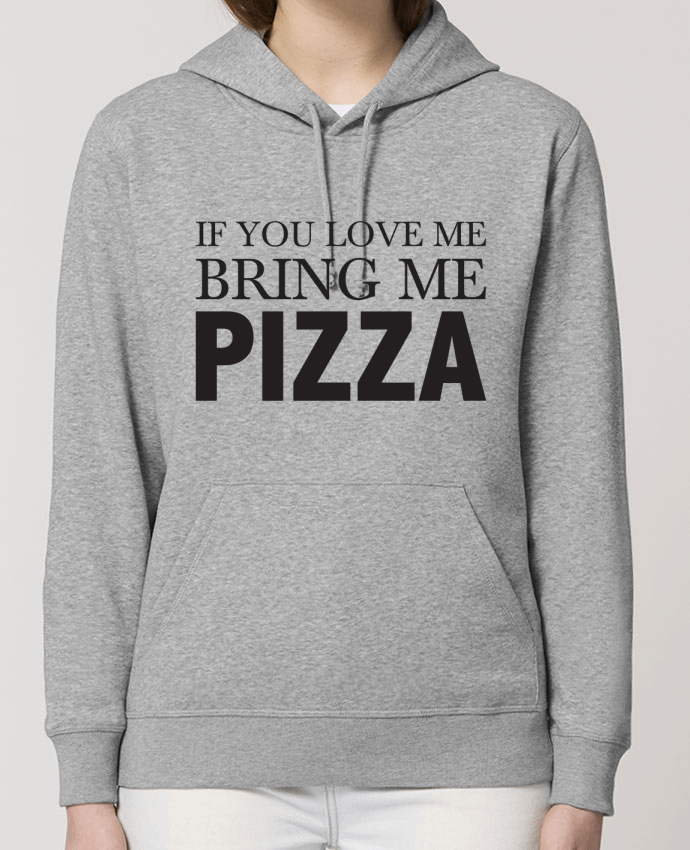 Sweat-Shirt Capuche Essentiel Unisexe Drummer Bring me pizza Par tunetoo