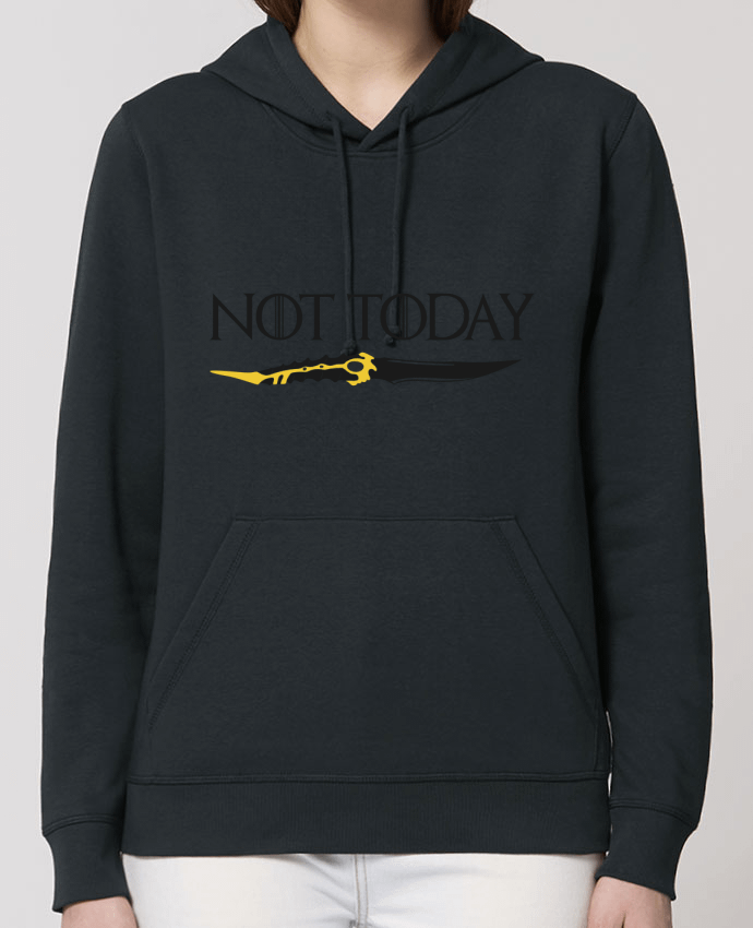 Sweat-Shirt Capuche Essentiel Unisexe Drummer Not today - Arya Stark Par tunetoo