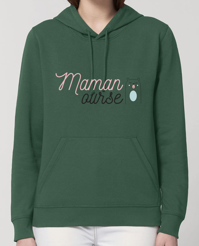 Sweat-Shirt Capuche Essentiel Unisexe Drummer Maman ourse Par tunetoo