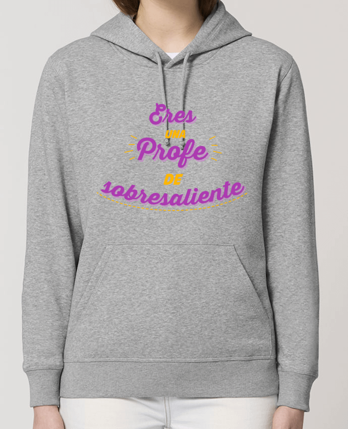 Sweat-Shirt Capuche Essentiel Unisexe Drummer Eres una profe sobresaliente Par tunetoo