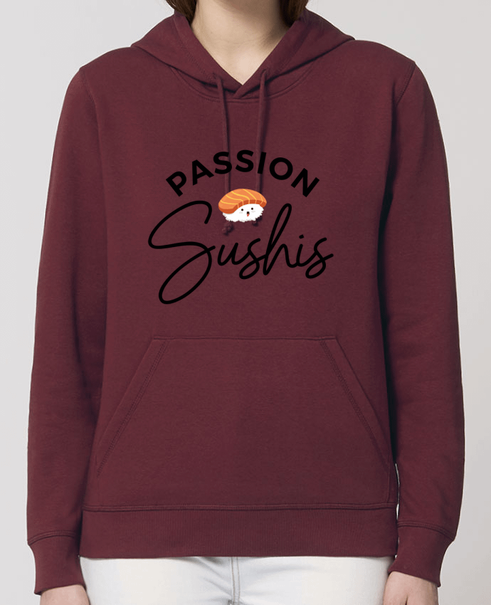 Sweat-Shirt Capuche Essentiel Unisexe Drummer Passion Sushis Par Nana