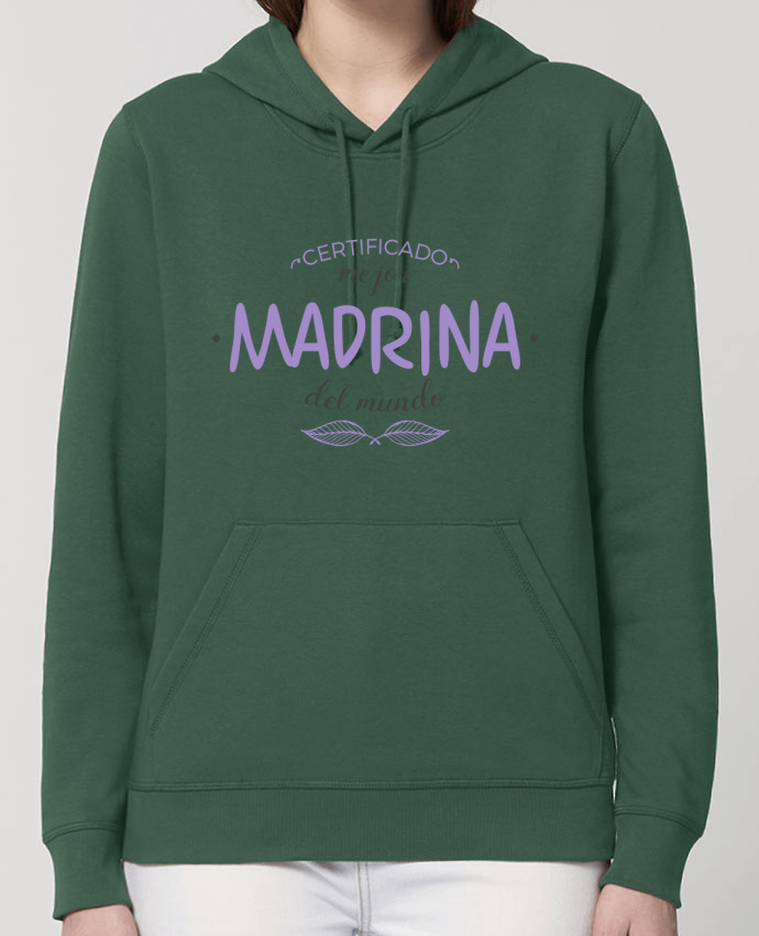 Hoodie Certificado mejor madrina del mundo Par tunetoo