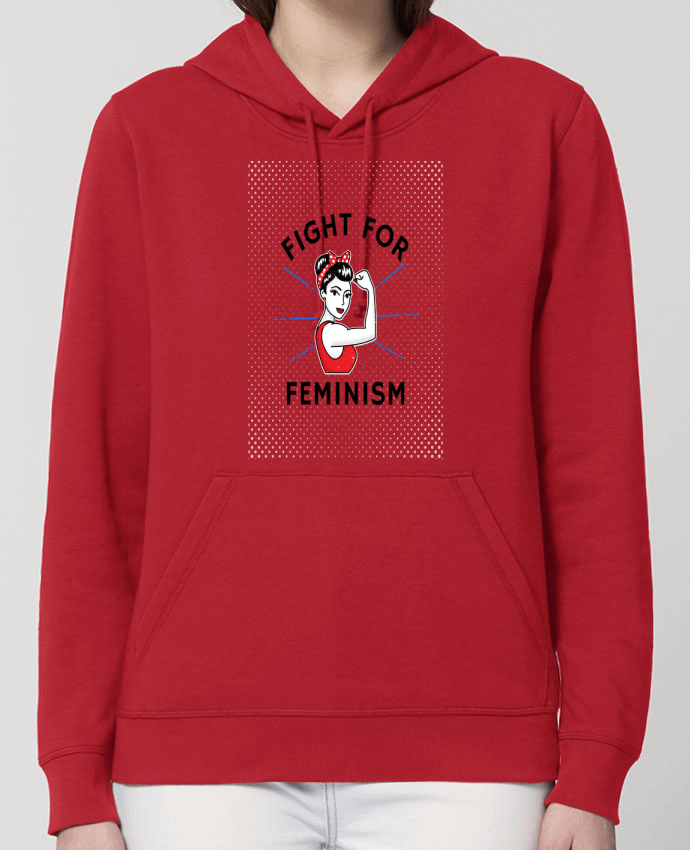 Sweat-Shirt Capuche Essentiel Unisexe Drummer Fight for féminism Par Vise Shine your life