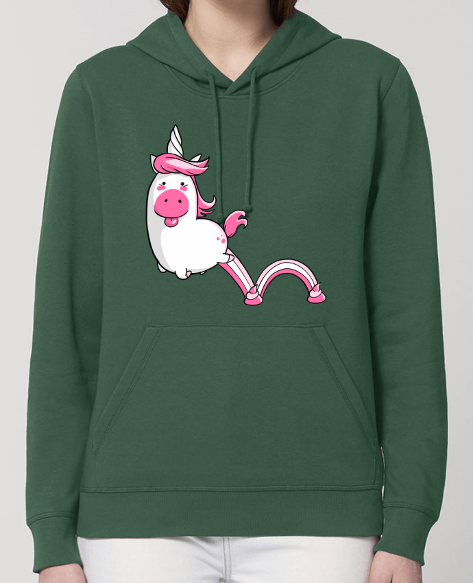 Hoodie Licorne Sautillante - Version rose Par Tomi Ax - tomiax.fr