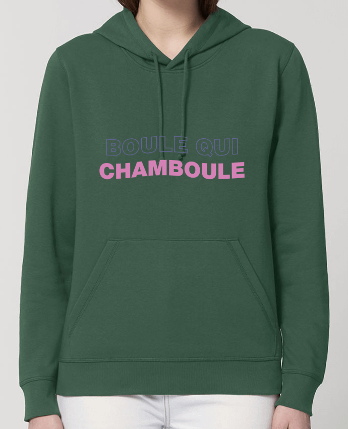 Sweat-Shirt Capuche Essentiel Unisexe Drummer Boule qui chamboule Par tunetoo