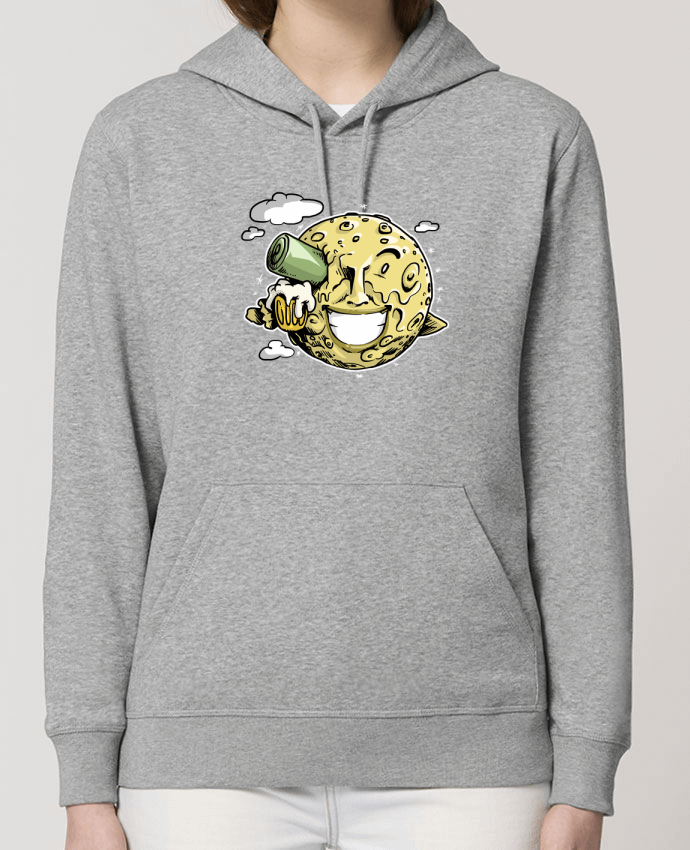 Hoodie Lune & bière Par Tomi Ax - tomiax.fr