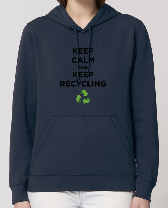 Hoodie Keep calm and keep recycling Par tunetoo