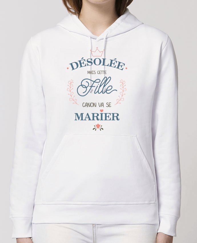 Sweat-Shirt Capuche Essentiel Unisexe Drummer Désolé mais cette fille canon va se marier Par tunetoo