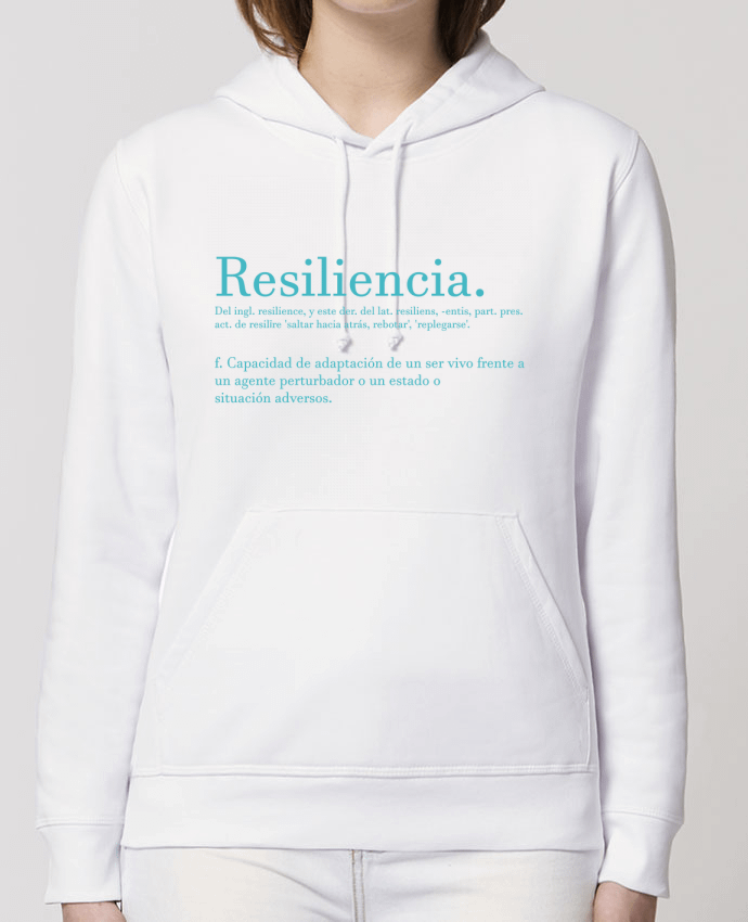 Sweat-Shirt Capuche Essentiel Unisexe Drummer Resiliencia Par Cristina Martínez