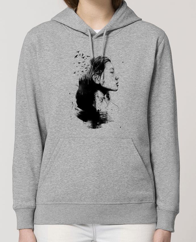 Hoodie Open your mind (bw) Par Balàzs Solti