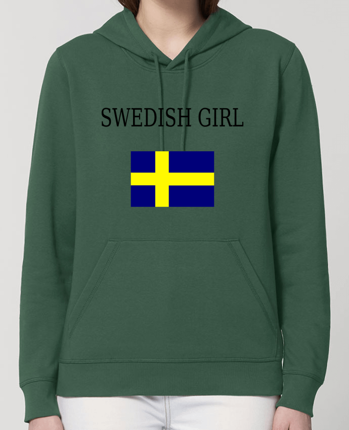 Sweat-Shirt Capuche Essentiel Unisexe Drummer SWEDISH GIRL Par Dott