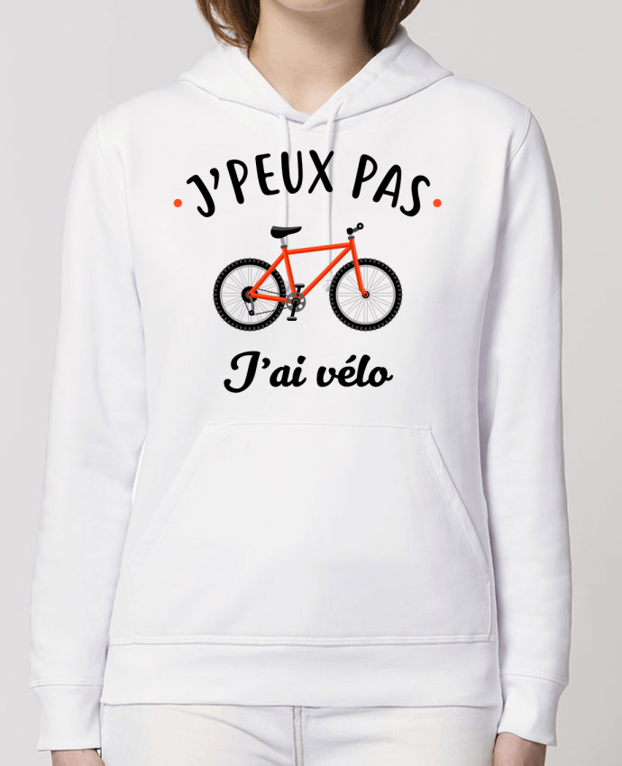 Hoodie J'peux pas j'ai vélo Par La boutique de Laura