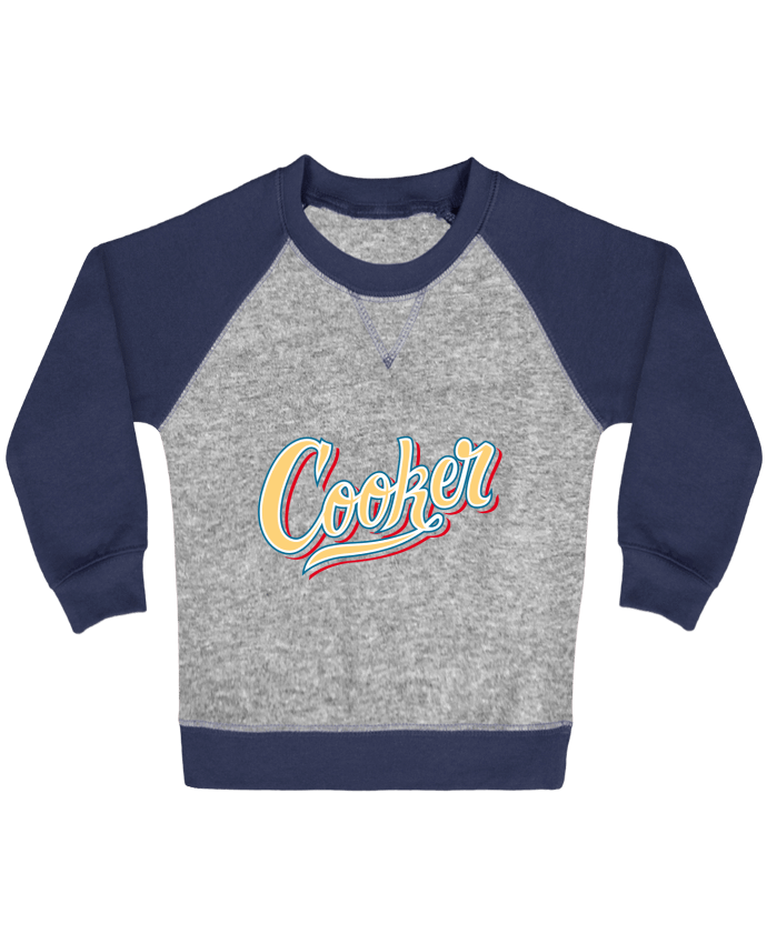 Sweat bébé manches contrastée Cooker par Promis