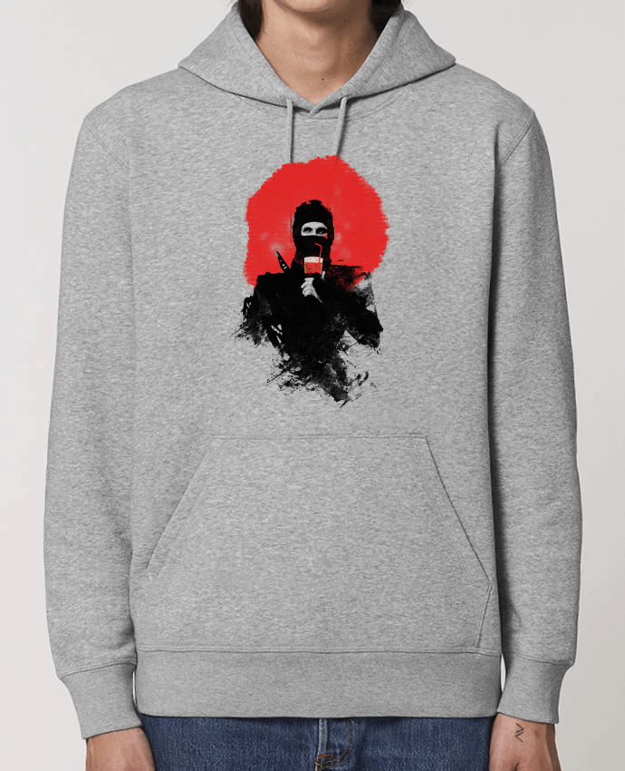Essential unisex hoodie sweatshirt Drummer American ninja Par robertfarkas