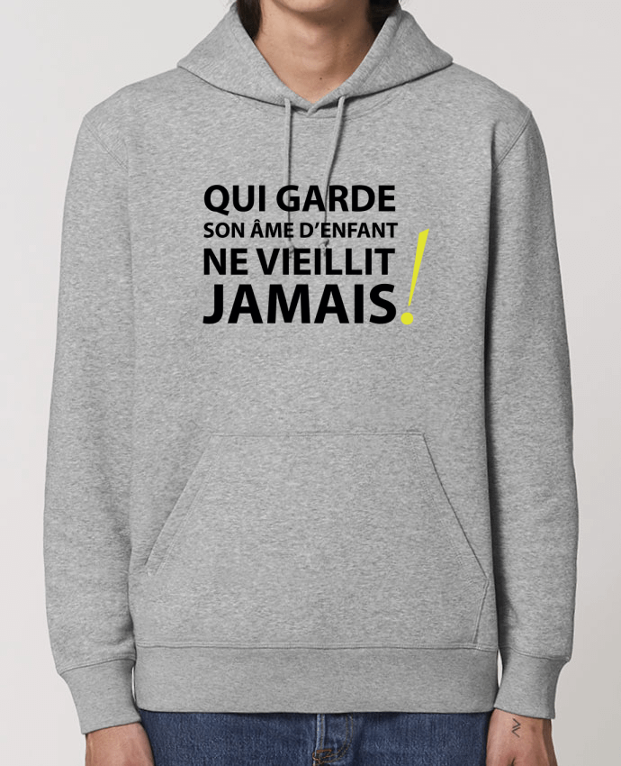 Sudadera Essential con capucha unisex  Drummer Qui garde son âme d'enfant ne vieillit jamais Par LF Design