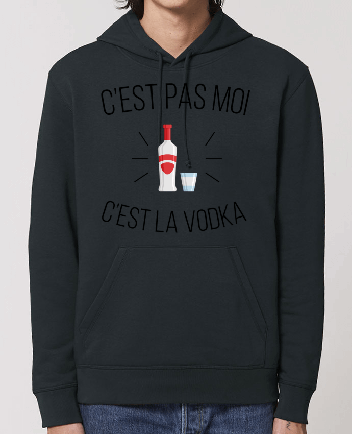 Essential unisex hoodie sweatshirt Drummer C'est la vodka Par tunetoo