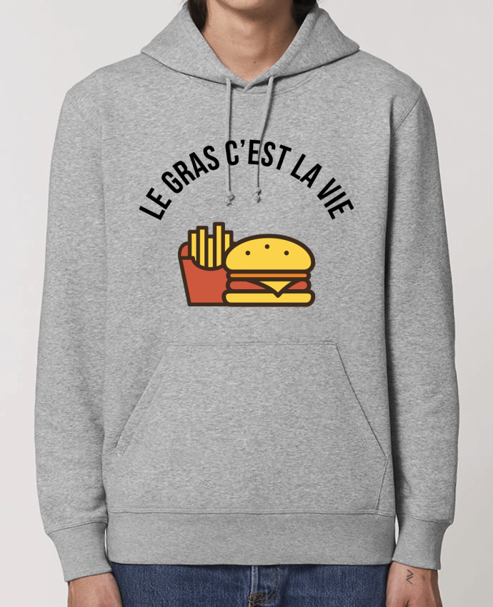 Essential unisex hoodie sweatshirt Drummer Le gras c'est la vie Par tunetoo