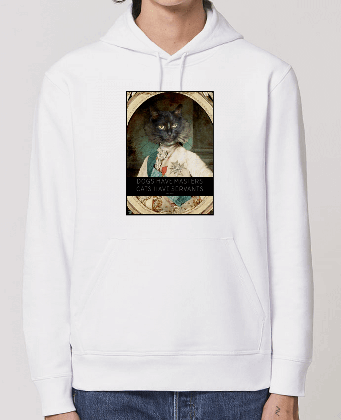 Essential unisex hoodie sweatshirt Drummer King Cat Par Tchernobayle
