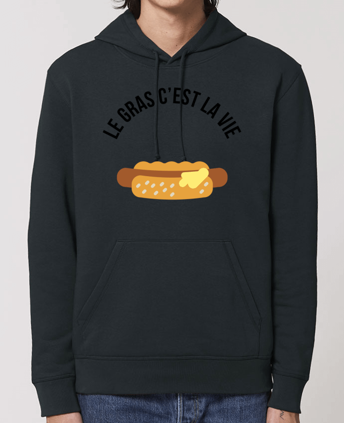 Essential unisex hoodie sweatshirt Drummer Le gras c'est la vie Par tunetoo