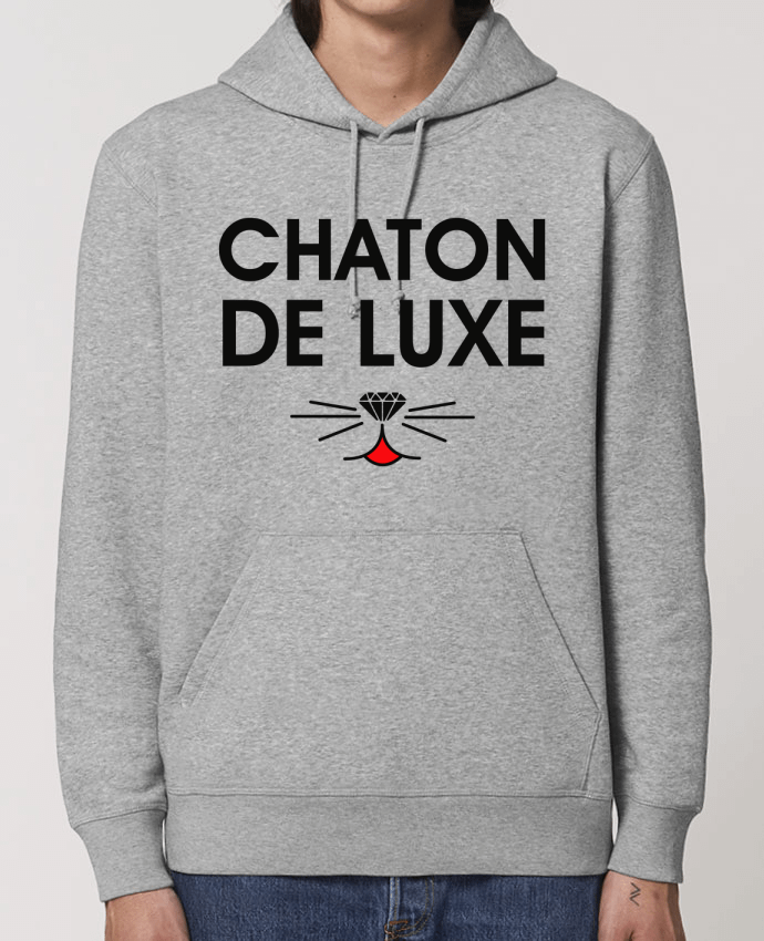 Essential unisex hoodie sweatshirt Drummer Chaton de luxe Par tunetoo