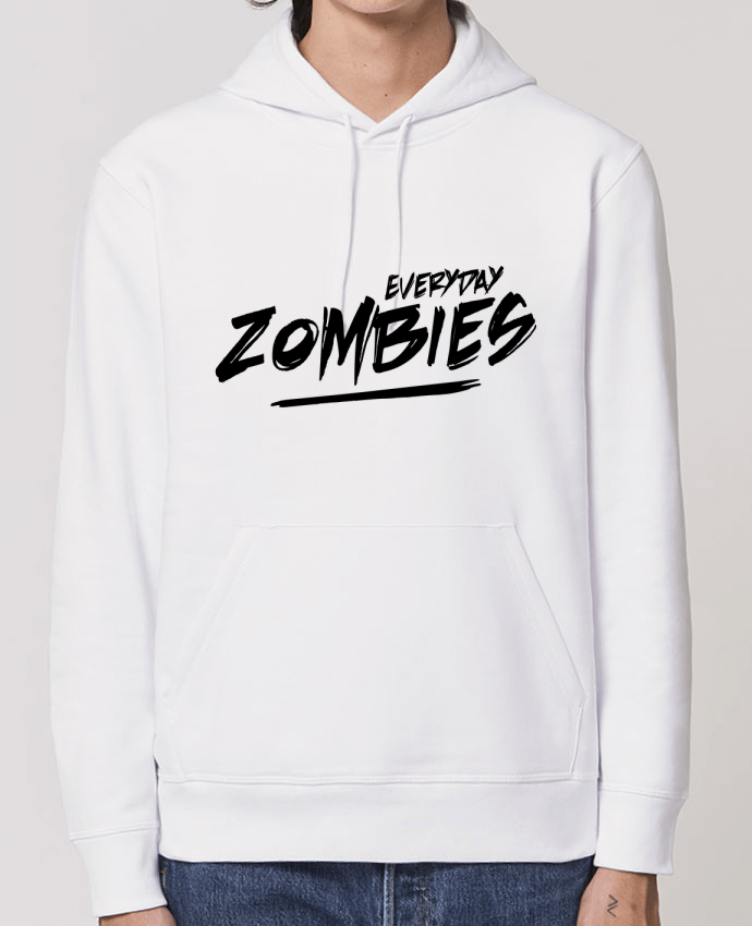 Essential unisex hoodie sweatshirt Drummer Everyday Zombies Par tunetoo