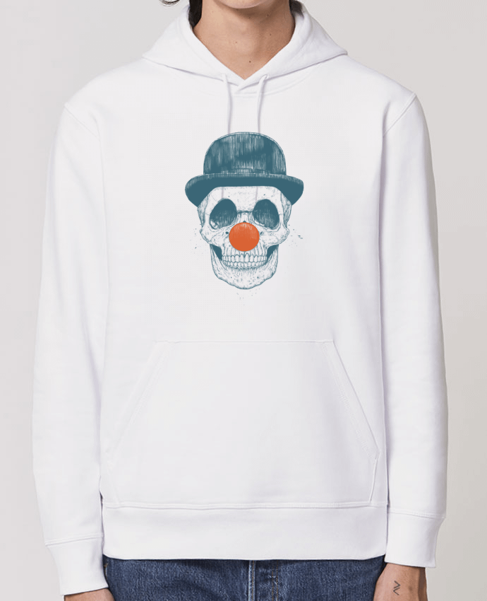 Essential unisex hoodie sweatshirt Drummer Dead Clown Par Balàzs Solti