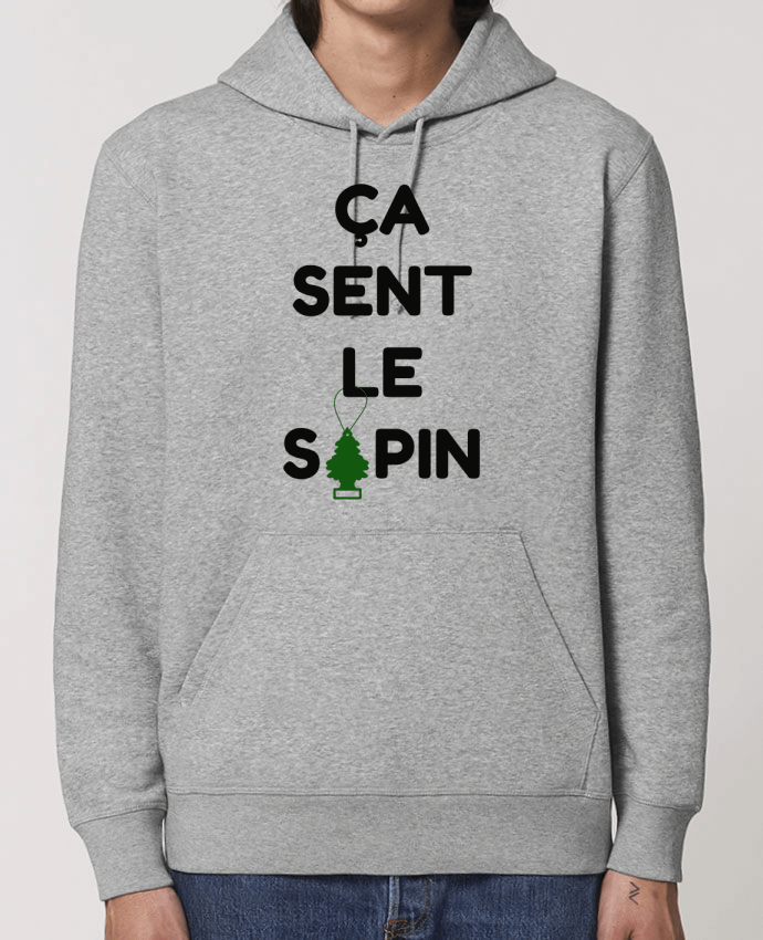 Essential unisex hoodie sweatshirt Drummer ÇA SENT LE SAPIN Par tunetoo