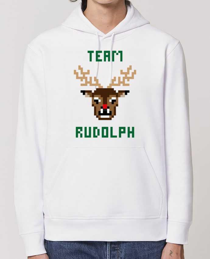 Sweat-Shirt Capuche Essentiel Unisexe Drummer TEAM RUDOLPH Par tunetoo