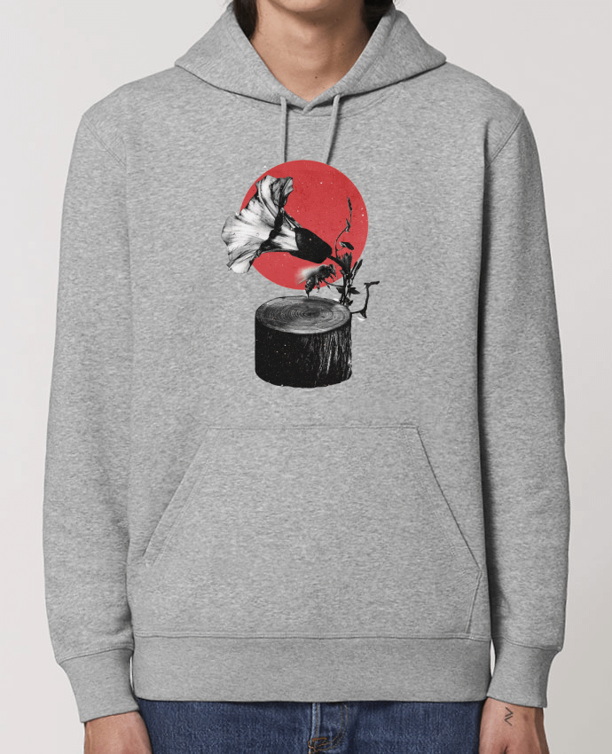 Essential unisex hoodie sweatshirt Drummer Gramophone Par ali_gulec