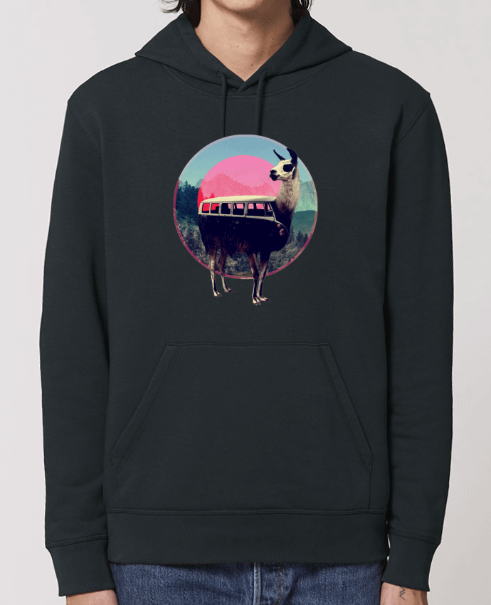 Essential unisex hoodie sweatshirt Drummer Lama Par ali_gulec