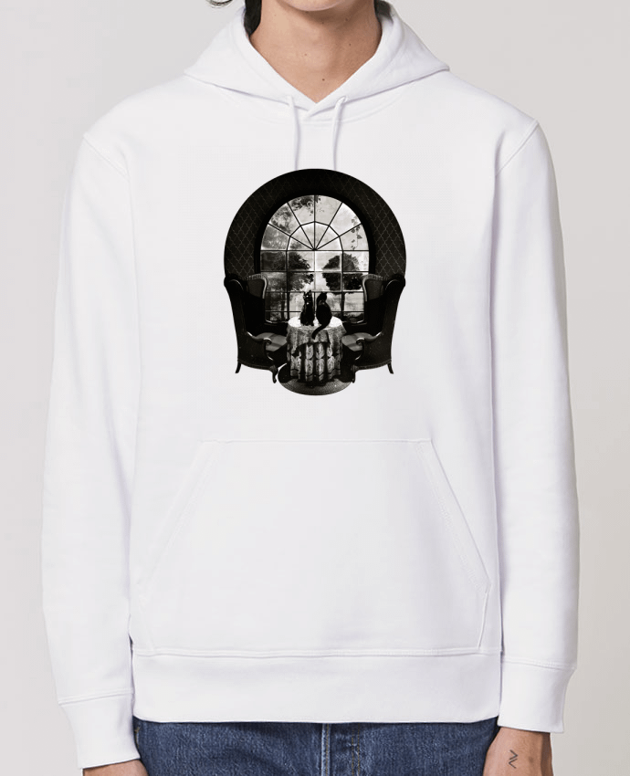 Essential unisex hoodie sweatshirt Drummer Room skull Par ali_gulec
