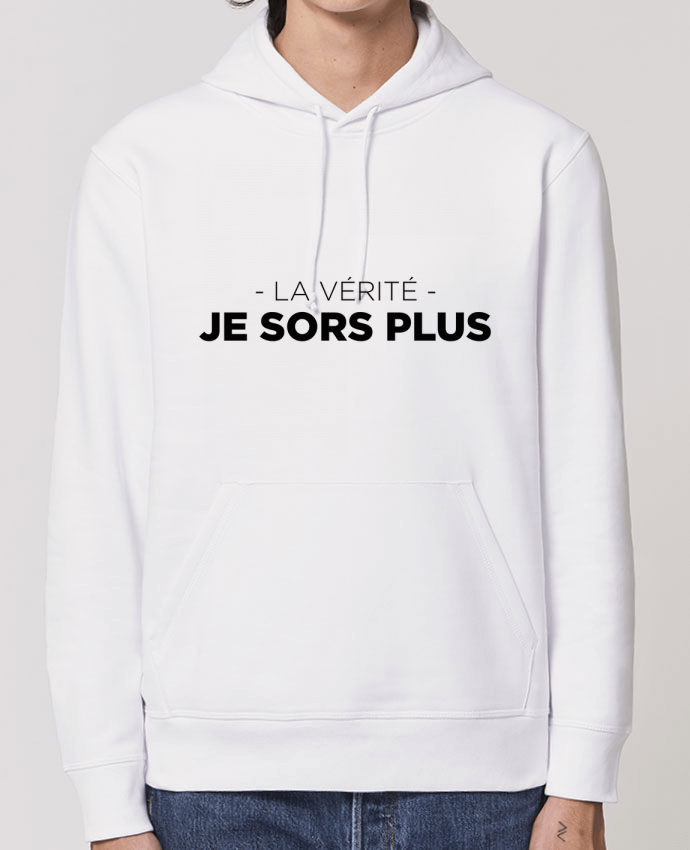 Essential unisex hoodie sweatshirt Drummer La vérité, je sors plus Par tunetoo